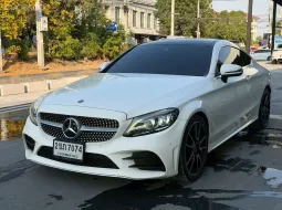 2019 MERCEDES-BENZ C200 COUPE (facelift) AMG Dynamic สีขาว