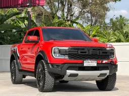 2022 FORD RANGER, 3.0 RAPTOR ECOBOOST 4WD โฉม DOUBLE CAB สีส้ม สวยจัดๆ