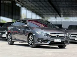 2016 HONDA CIVIC, 1.8 EL โฉม FC-FK ปี16-21 สีเทา เบนซิน เกียร์ออโต้ คู่มือบุ๊คเซอร์วิสครบ