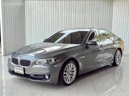BMW SERIES 5, 528i LUXURY ปี 2014 สีเทา เกียร์ A/T  โฉม F10 ปี10-17