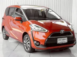 TOYOTA SIENTA 1.5 V ปี 2017 สีส้ม โฉม ปี16-ปัจจุบัน