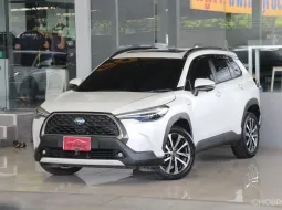 Toyota Corolla Cross 1.8 Hybrid Premium Safety ปี 2022 ซันรูฟ รถบ้านมือเดียว วารันตีศูนย์ ออกรถ0บาท