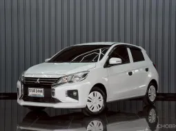 #MITSUBISHI MIRAGE 1.2 ACTIVE CVT AT ปี 2024 สี ขาว ไมล์ 10,000 กม.