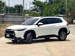 TOYOTA COROLLA CROSS hybrids 1.8 ปี 2021 สีขาว