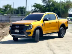 FORD RANGER WILDTRAK 2.0 BT-TURBO 4WD AT ปี 2022 สีเหลือง