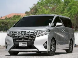Toyota Alphard 2.5G ปี 2015 รถตู้ 7 ที่นั่ง เบาะนิ่มนั่งสบาย ขับง่าย ทัศนียภาพดี
