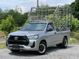 TOYOTA HILUX REVO 2.8 J PLUS Z EDITION กระบะตอนเดียว พร้อมคอก M/T ปี2020(แท้) สีเทา