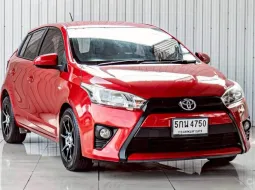 TOYOTA YARIS 1.2 J ปี 2016 สีแดง โฉม ปี13-19