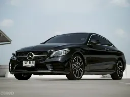 Benz C200 Coupé AMG ปี 2019 คูเป้ยอดฮิต รถบ้าน มือเดียว ป้ายแดง