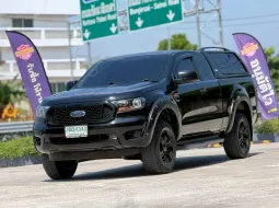 2021 FORD RANGER, 2.2 XL+ SPORT โฉม HI-RIDER OPEN CAB สีดำ เกียร์ธรรมดา เครื่องดีเซล มือเดียวป้ายแดง