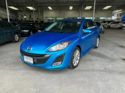 Mazda3 2.0i 5 ประตู SunRoof ปี 2014 สีน้ำเงิน Auto FullOption  ตัว Top สุด   รถสถานทูต ประกอบนอก