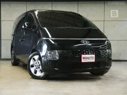 2021 Hyundai Staria 2.2 SEL Van AT ไมล์แท้ สีดำ Abyss Black Pearl ไม่ใช่รถลากจดทะเบียน B1717