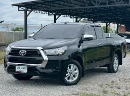 TOYOTA HILUX REVO 2.4 Z EDITION MID CAB ปี2021แท้ (mnc) โฉมหมูป่า เกียร์ AUTO สีดำ