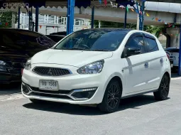  Mitsubishi Mirage 1.2 Limited Edition สีขาว-ดำ รถเก๋ง 5 ประตู