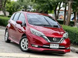  Nissan Note ห้าประตูตัวท็อป  1.2 VL 2017 สีแดง 