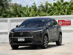 2021 TOYOTA COROLLA CROSS, 1.8 HYBRID PREMIUM สีน้ำตาล เบนซิน/ไฟฟ้า ไมล์แท้ มือเดียวป้ายแดง