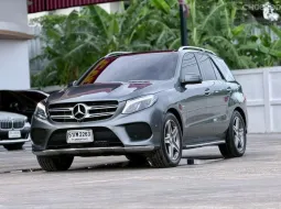 2017 BENZ GLE-CLASS, 500e AMG Dynamic โฉม W166 ปี14-ปัจจุบัน สีเทา เบนซินไฟฟ้าแบบเสียบปลั๊ก ไมล์แท้