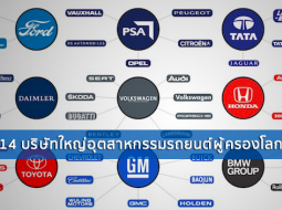  “ใครเป็นของใครบ้าง ?” กับ 14 บริษัทยักษ์ใหญ่อุตสาหกรรมรถยนต์ผู้ครองโลก