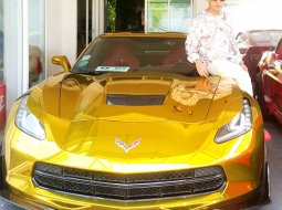  ส่องรถสปอร์ตหรู Chevrolet Corvette Stingray Coupe C7 ของดีเจเพชรจ้า