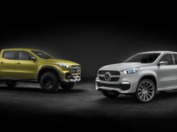  เปิดผ้าคลุม กระบะหรูค่าย 3 ดาว Mercedes-Benz X-Class 2017