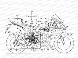  ฮอนด้าเผยแบบร่างของ Honda V4 Superbike!!