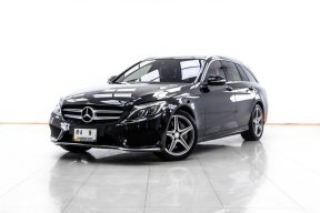 1A407 BENZ C300 2.2 AMG BLUE HYBRID ESTATE AT 2015