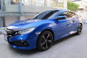 2020 HONDA CIVIC 1.5 TURBO RS NAVI AUTO สีน้ำเงิน รุ่นTOP มือเดียว ฟรีดาวน์ ออกรถ 0 บาท