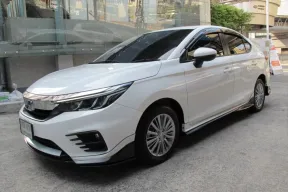 2022 HONDA CITY TURBO 1.0 V AUTO สีขาว ปุ่มSTART  วิ่งน้อย 23,071 กม. สภาพใหม่ มือเดียว ฟรีดาวน์