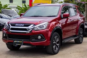 2019 Isuzu Mu X 1.9 DA DVD Navi The Onyx สีแดงเข้มสวยหรูมาก ชุดแต่งจัดเต็ม รถครอบครัว 7 ที่นั่ง