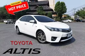 Toyota Corolla Altis 1.8 G รถเก๋ง 4 ประตู ฟรีดาวน์ ปี  2015