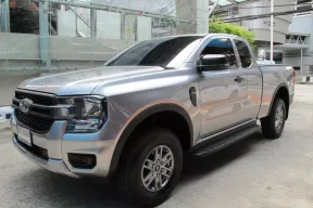 2023 FORD RANGER OPEN CAB 2.0 TURBO HI-RIDER XL+ เกียร์ธรรมดา สีเทา วิ่งน้อย 12,619 กม. รถสวยสภาพใหม