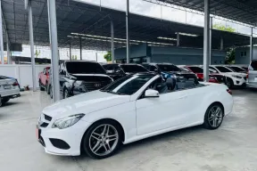 BENZ E200 2.0 Cabriolet AMG Dynamic W207 2015 รถบ้าน มือแรก ไมล์น้อย เปิดประทุน รับประกันตัวถังสวย