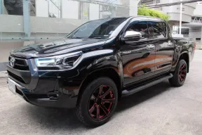 2020 TOYOTA REVO DOUBBLECAB 2.4 MID PRERUNNER (BI-LED) เกียร์ธรรมดา สีดำ  วิ่ง 27,727 กม. รถสวย