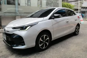 2023 TOYOTA NEW YARIS 1.2 SMART AUTO สีขาวมุก วิ่งน้อย  33,900  กม. มือเดียว รถสวยสภาพใหม่ ฟรีดาวน์