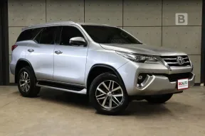 2018 Toyota Fortuner 2.4 V SUV AT ไมล์เเท้ 8หมื่น มือเเรกจากป้ายเเดง ประวัติการดูแลรักษารถดี B6091