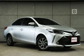 2019 Toyota Vios 1.5 Mid Sedan AT ไมล์แท้เฉลี่ยน้อยมาก รถมือเเรกจากป้ายเเดง P2950