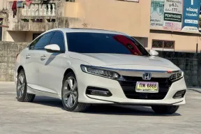 2023 HONDA ACCORD, 2.0 eHEV TECH โฉม ปี19-23 สีขาว ตัวท็อปสุดซันรูฟ