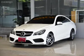 Mercedes-Benz E-Class 2.0 E200 Coupe AMG ปี 16 ไมล์แท้แน่นอน 5*,*** โล รถบ้านมือเดียว รถศูนย์BENZไทย