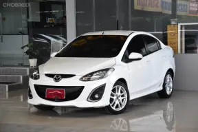 Mazda 2 1.5 Elegant Spirit ปี 2013 ไม่เคยติดแก๊สแน่นอน รถบ้านแท้ ใช้น้อย ภายในสวยสะอาด ยางสวย ฟรีดาว