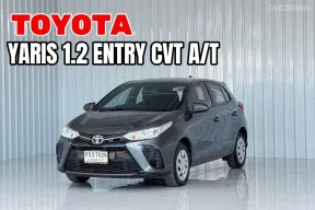 ฟรีดาวน์ บริการจัดไฟแนนท์ Toyota YARIS 1.2 Entry รถเก๋ง 5 ประตู 