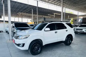 TOYOTA FORTUNER 2.5 V ปี 2015 รถสวย สภาพพร้อมใช้ ไมล์น้อย เบาะหนัง imuki รับประกันตัวถังสวย