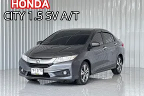 Honda CITY 1.5 SV i-VTEC รถเก๋ง 4 ประตู ออกรถฟรีดาวน์