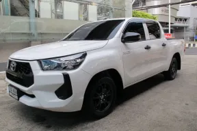 2024 TOYOTA REVO DOUBLE CAB 2.4 ENTRY  เกียร์ธรรมดา สีขาว วิ่ง 6,327 กม.  รถสวยสภาพใหม่ ฟรีดาวน์