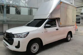2024 Toyota Hilux Revo 2.4 ENTRY หัวเดียว เกียร์ธรรมดา สีขาว ใส่ตู้ทึบ รถสวยสภาพใหม่ มือเดียว ฟรีดาว