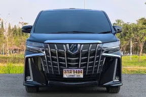 Toyota Alphard 2.5 Hybrid E-Four ปี 2019 สีดำสวยงาม