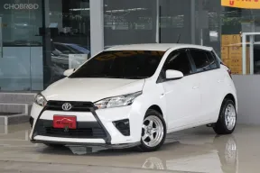 Toyota YARIS 1.2 J ปี 2016 รถบ้านมือเดียว ไมล์น้อยเข้าศูนย์ ไม่เคยติดแก๊ส สวยเดิมทั้งคัน ออกรถ0บาท