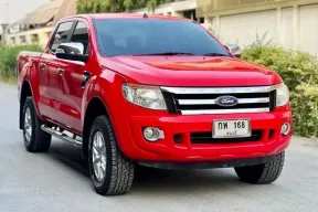Ford Ranger 2.2 XLT Hirider 4 ประตู  ปี 2012 เกียร์ออโต้ สีแดง