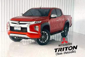 รถมือเดียว 4ประตู ยกสูง Mitsubishi TRITON 2.4GLS Plus รถกระบะ4ประตู