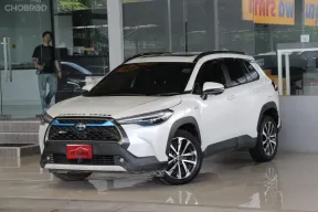 Toyota Corolla Cross 1.8 Hybrid Premium Safety ปี21 รถบ้านมือเดียว Warranty2026 เข้าศูนย์ตลอด ฟรีดาว