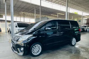 TOYOTA ALPHARD 2.4 V ปี 2012 รถสวย สภาพพร้อมใช้งาน ภายในดำ รับประกันตัวถังสวย